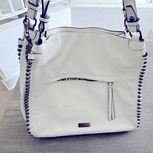 White Jessica Simpson bag, barely used!